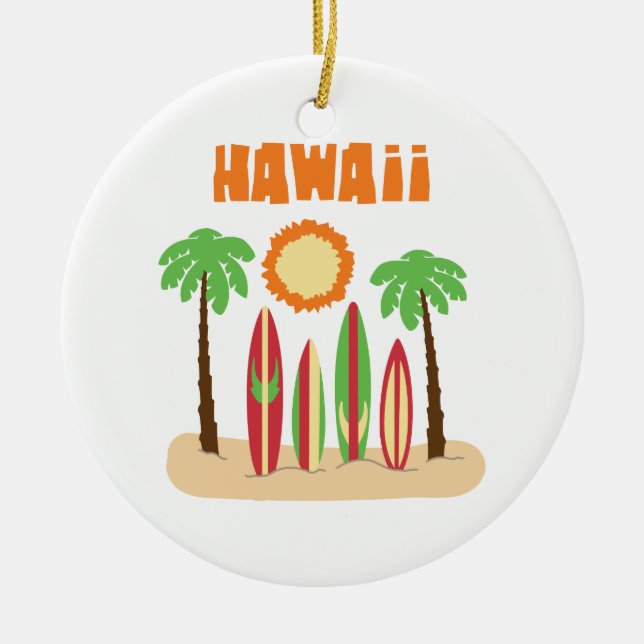 Décoration En Céramique Hawaii (Devant)