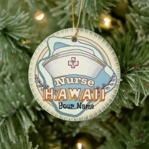 Décoration En Céramique Hawaii Nurse