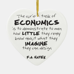 Décoration En Céramique Hayek - la tâche curieuse de l'économie