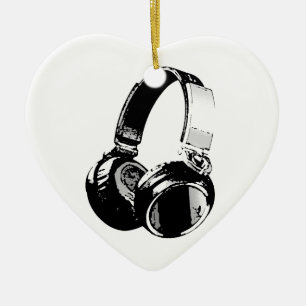 Décoration En Céramique Headphone