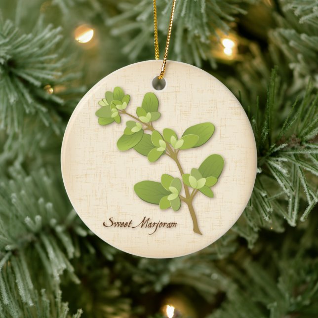 Décoration En Céramique Herb de Sweet Marjoram (Arbre)