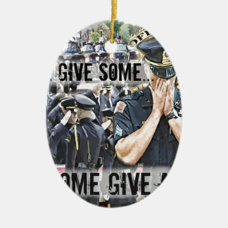 Décoration En Céramique héros funéraires de la police