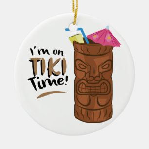 Décoration En Céramique Heure Tiki