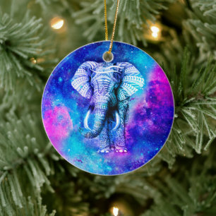 Décoration En Céramique Hipster Elephant