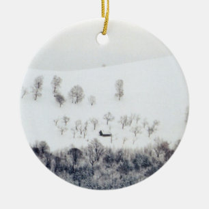 Décoration En Céramique Hiver à Paltinis - Roumanie