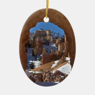 Décoration En Céramique Hiver de canyon de Bryce
