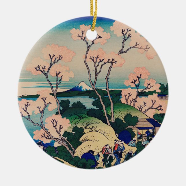 Décoration En Céramique Hokusai - Goten-Yama-Hill (Devant)