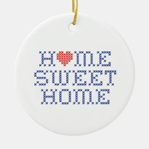 Décoration En Céramique Home Sweet Home Ceramic Ornament