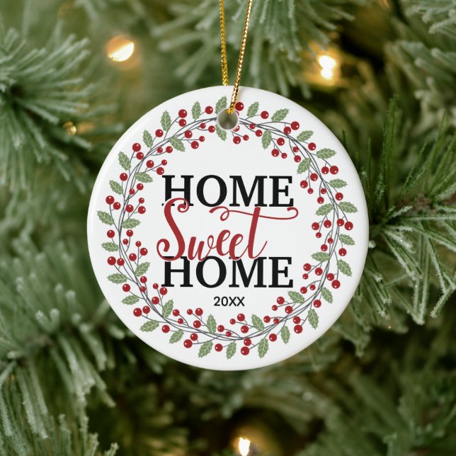 Décoration En Céramique Home Sweet Home Photo Noël (Arbre)