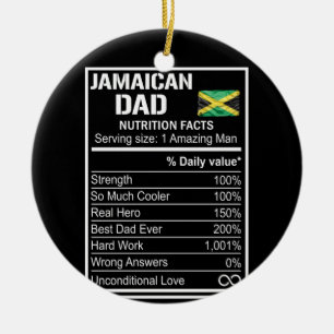 Décoration En Céramique Hommes Jamaïcain Papa Nutrition Fiches Fête des pè
