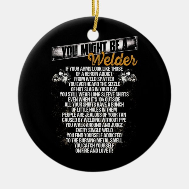 Décoration En Céramique Hommes Vous Pourriez Être Une Odeur De Métal Souda (Devant)