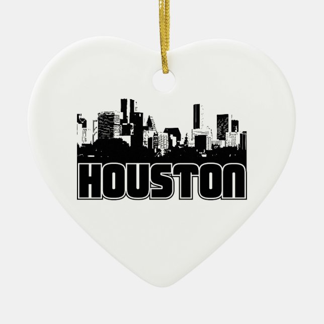 Décoration En Céramique Horizon de Houston (Devant)