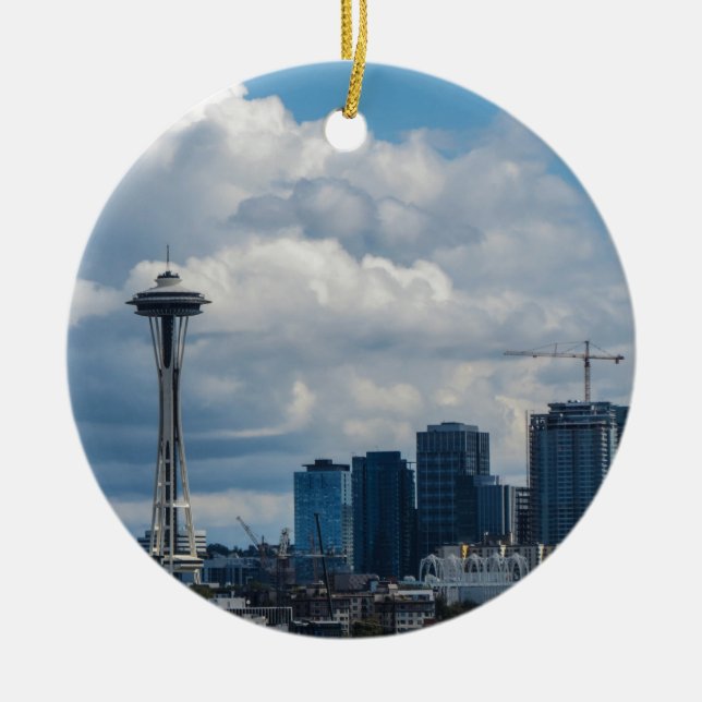 Décoration En Céramique Horizon de Seattle (Devant)