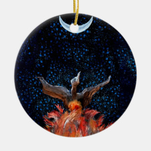 Décoration En Céramique Hors des flammes : Augmentation de Phoenix