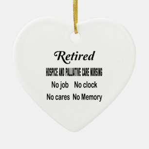 Décoration En Céramique Hospice retiré et soins palliatifs ne soignant