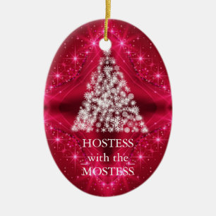 Décoration En Céramique Hôtesse avec tableau noir de Noël Mostess