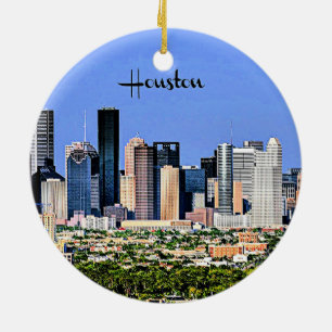 Décoration En Céramique Houston, Texas pittoresque, photo de la ville