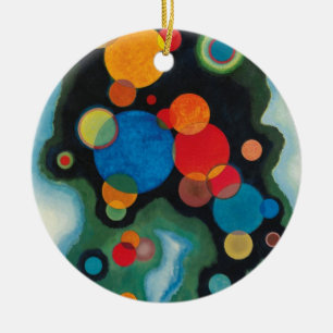 Décoration En Céramique Huile Abstraite de Kandinsky Deepened Impulse sur