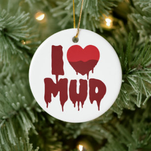 Décoration En Céramique I Coeur (Amour) Boue