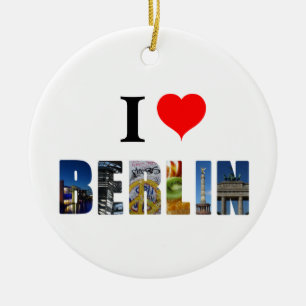 Décoration En Céramique I Love Berlin Germany City Travel Photo