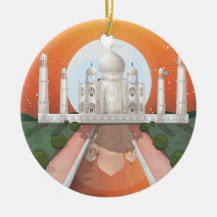 Décoration En Céramique icône logo monde indien affiche voyage