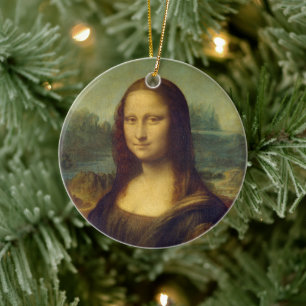Décoration En Céramique Iconique Leonardo da Vinci Mona Lisa