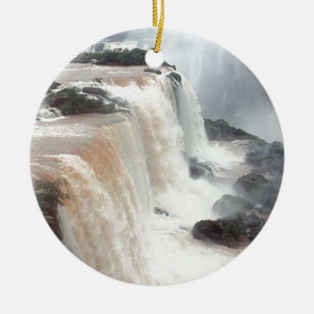 Décoration En Céramique iguazu tombe au Brésil (Devant)