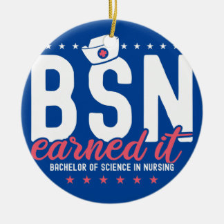 Décoration En Céramique Il A Gagné Infirmière BSN RN Bacheliers De Science