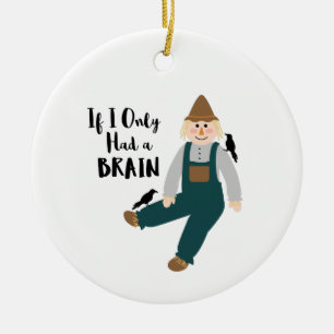 Décoration En Céramique Il N'Y Avait Qu'Un Cerveau