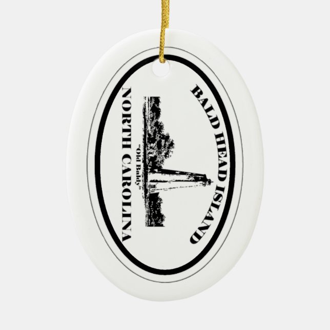 Décoration En Céramique Île de tête chauve (Devant)