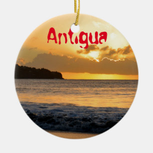 Décoration En Céramique Île tropicale à l'Antigua