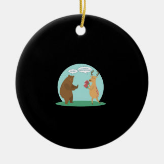 Décoration En Céramique I'll With My Bear Hands Oh Deer Funny Creative Sty