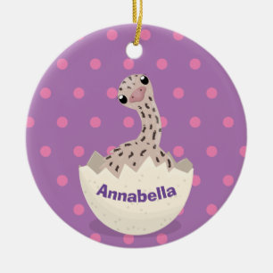 Décoration En Céramique Illustration d'autruche pour bébé à couver mignon