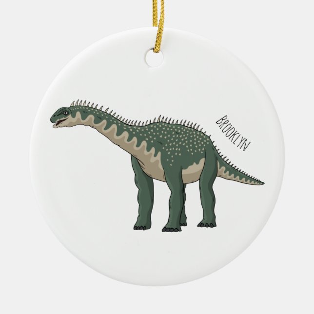 Décoration En Céramique Illustration de Barapasaurus (Devant)