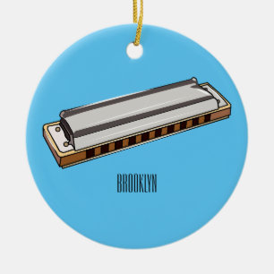 Décoration En Céramique Illustration de dessin d'Harmonica