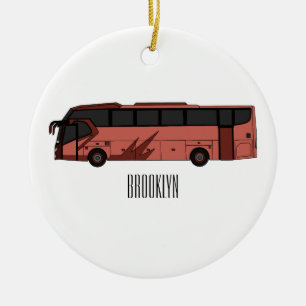 Décoration En Céramique Illustration du bus