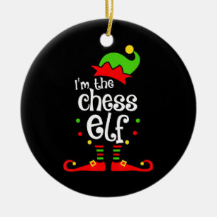 Décoration En Céramique im chess elf xmas cadeau de Noël