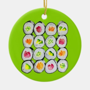 Décoration En Céramique Image de sushi mignon