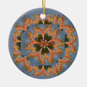 Décoration En Céramique Impression d'art Abstrait Giraffe