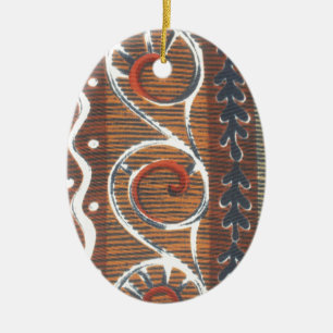 Décoration En Céramique Imprimer Motif Africain vintage