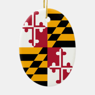 Décoration En Céramique Indicateur de l'état du Maryland