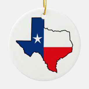 Décoration En Céramique Indicateur d'état du Texas
