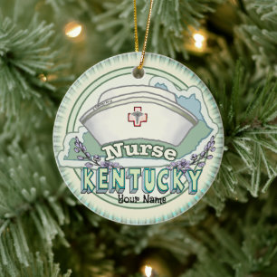 Décoration En Céramique Infirmière du Kentucky