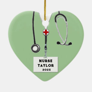 Décoration En Céramique Infirmière personnalisée Collectif