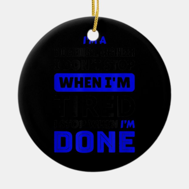 Décoration En Céramique Ingénieur biomédical (Devant)