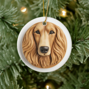 Décoration En Céramique Inspiré de la 3D de Hound afghane