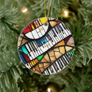 Décoration En Céramique Instrument de musique à clavier pour piano