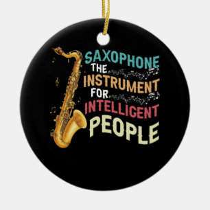 Décoration En Céramique Instrument Saxophone Pour Saxophoniste Intelligent