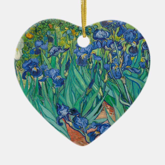 Décoration En Céramique Iris par Vincent van Gogh (Devant)