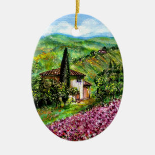 DÉCORATION EN CÉRAMIQUE IRISES EN TOSCANE